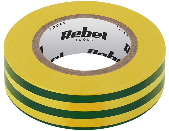 Rebel BANDA IZOLATOARE 0.13X19X20YD GALBEN VERDE RE — imaginea 5