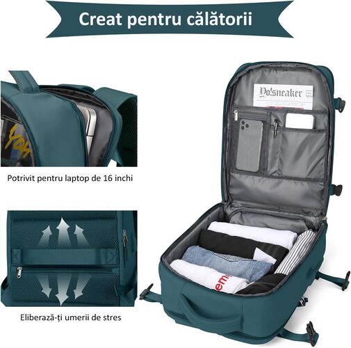 Rucsac Laptop Calatorie Multifunctional 35 L Impermeabil 42x30x20 cm
