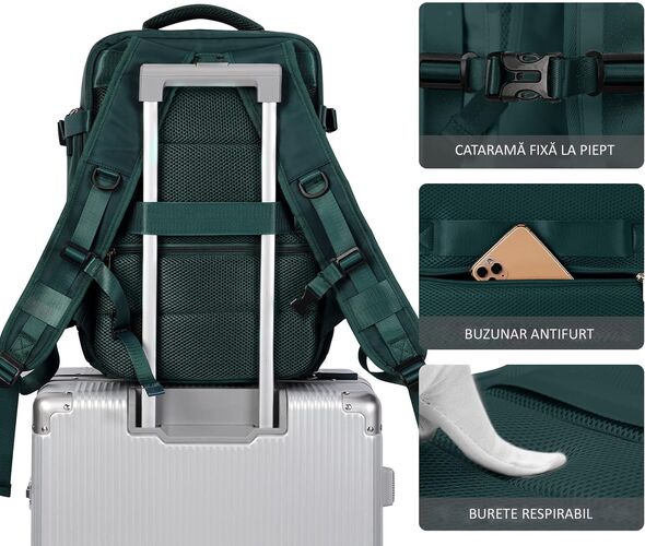 Rucsac Laptop Calatorie Multifunctional 35 L Impermeabil 42x30x20 cm