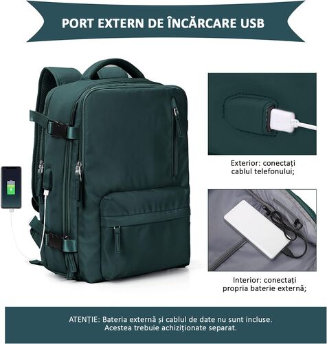 Rucsac Laptop Calatorie Multifunctional 35 L Impermeabil 42x30x20 cm