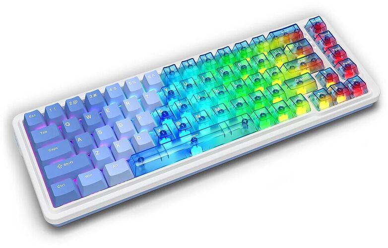 Tastatura gaming mecanica Redragon Nova Magnetic iluminare RGB USB Type-C Alb — imaginea 6