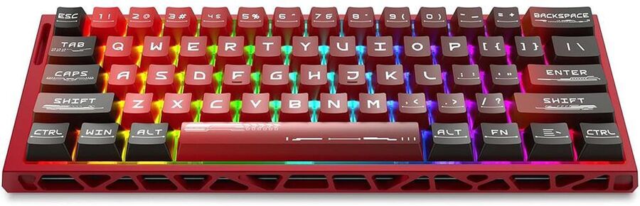 Tastatura gaming mecanica Redragon Venom USB iluminare RGB Layout US Roșu — imaginea 6