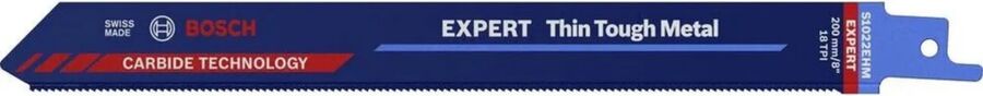 Pânză de fierastrau sabie Bosch Expert Thin Tough Metal S 1022 EHM 2608900363 1.4 mm spatiere dinți 200 mm lungime — imaginea 3