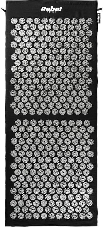 Saltea presopunctură cu pernă Rebel ACTIVE RBA-6010-BK, 110 x 42 x 2 cm — imaginea 4