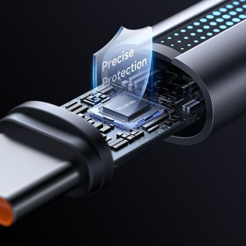 Cablu de date Mcdodo CA-5740 Type-C la Type-C 100W Fast Charging 5A LED 1.2m Negru — imaginea 5