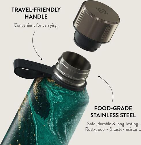 Sticlă Termos Burga Emerald Pool, 500 ml, Inox — imaginea 4