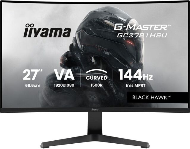 curbat Iiyama 27" 144Hz VA 1ms G-Master Full HD HDMI DisplayPort Boxe negru