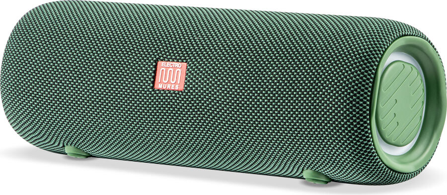Boxa portabilă Bluetooth Electromures EM 1035 10W port USB și TF radio FM IPX4 autonomie până la 5h culoare Verde — imaginea 3