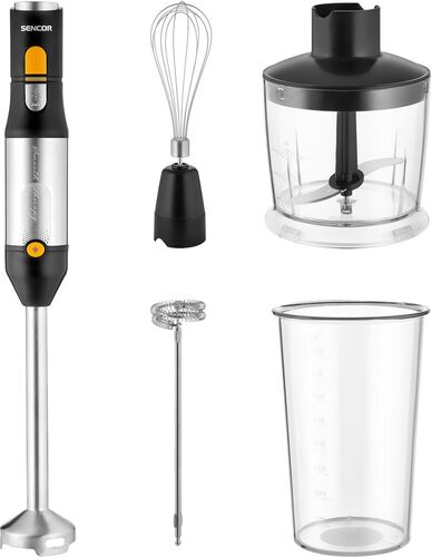 Blender de mână Sencor SHB6302BK 5 in 1 1200 W Bol 800 ml Tocător 500 ml (Negru) — imaginea 4