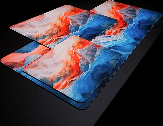 Mousepad Cherry GP5 L Amnis Blue 460x400x4mm — imaginea 5