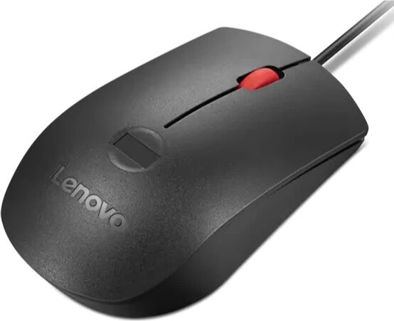 Mouse Lenovo Fingerprint Wired USB (Negru) — imaginea 5
