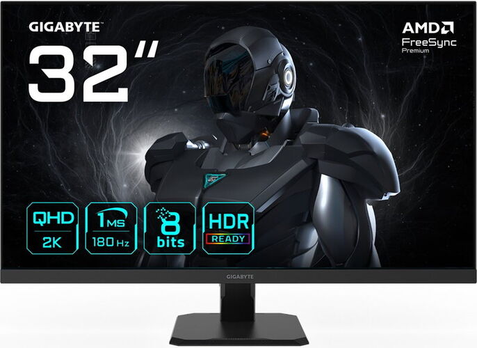 LED Gigabyte GS32QA, 27", QHD, 180Hz, 1ms, Black