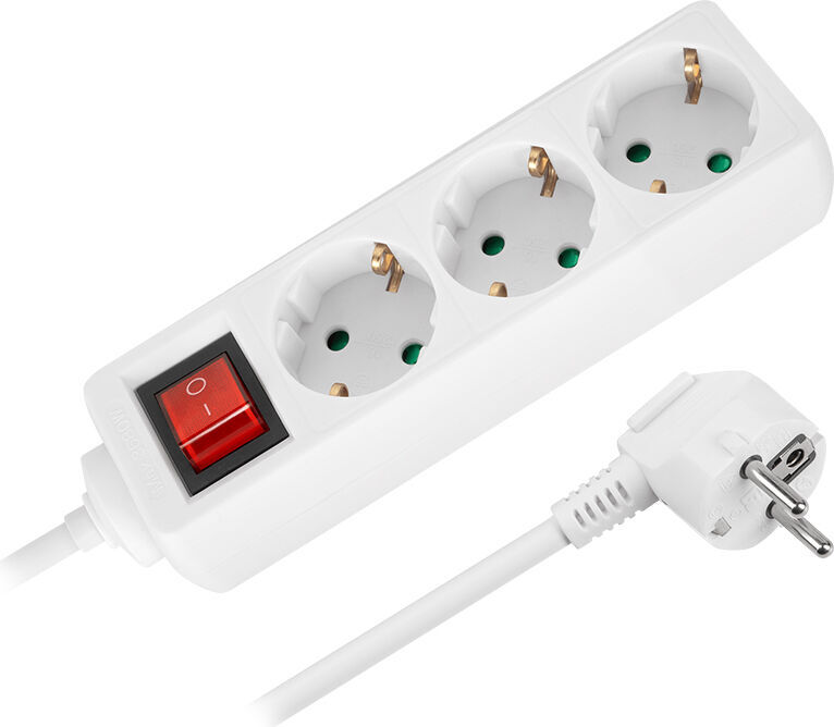 PRELUNGITOR 3 PRIZE CU ÎNTRERUPĂTOR 3X1.5MM 2.0M Rebel URZ3573-2 — imaginea 3