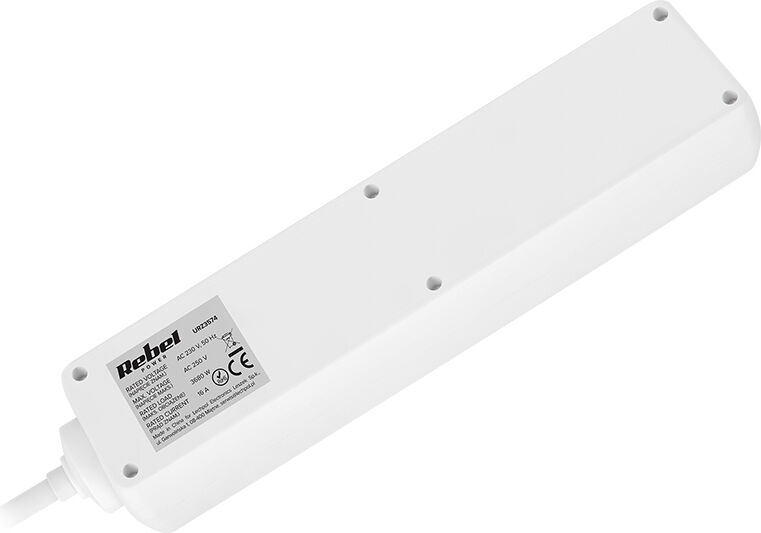 PRELUNGITOR 4 PRIZE CU ÎNTRERUPĂTOR 3X1.0MM 1.5M Rebel URZ3574-1.5 — imaginea 4