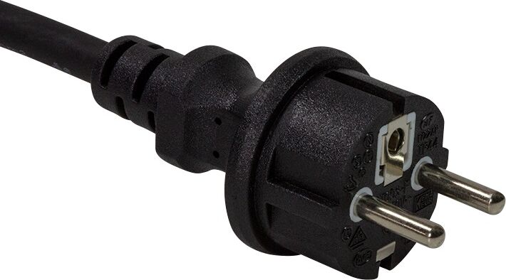 Prelungitor Logilink LPS256 6 prize Schuko conectare Schuko tata cablu 1.5 m 16 A protecție stropire cu apa Negru/Galben — imaginea 5