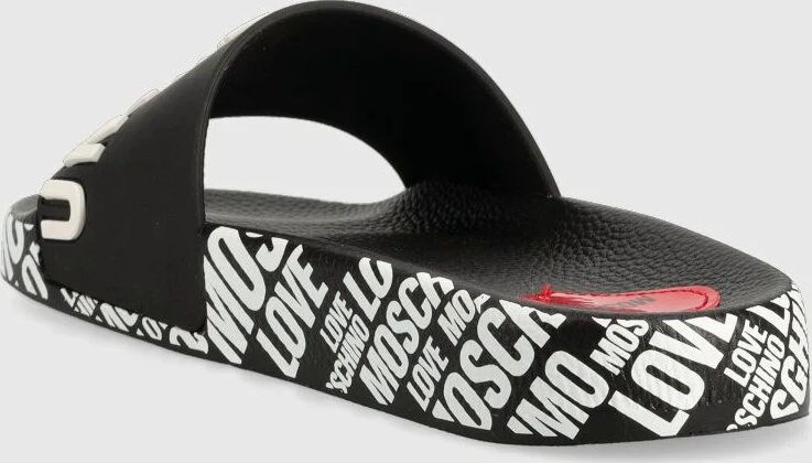 Slapi dama Love Moschino ja28112g0gi17000 Negru Alb 37 EU