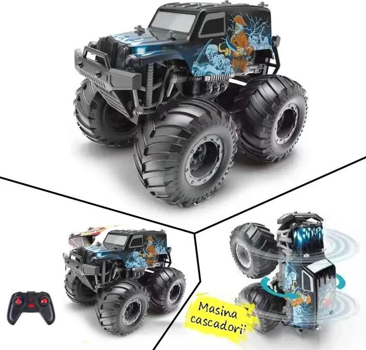 Mașina off-road cu telecomanda, cascadorii multiple, rotire verticală 360 grade, toate tipurile de teren — imaginea 3