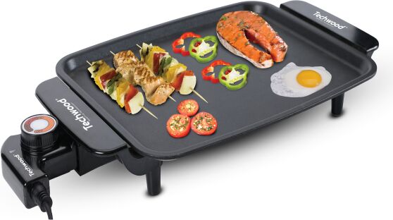 Grătar Teppanyaki Techwood TTP-3024, 30x24cm, 1200W, termostat — imaginea 4