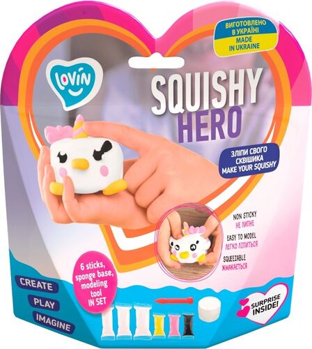 Set Air Clay cu argila ușoară pentru modelaj Lovin 6 culori Squishy Hero Teensy-Weensy — imaginea 3