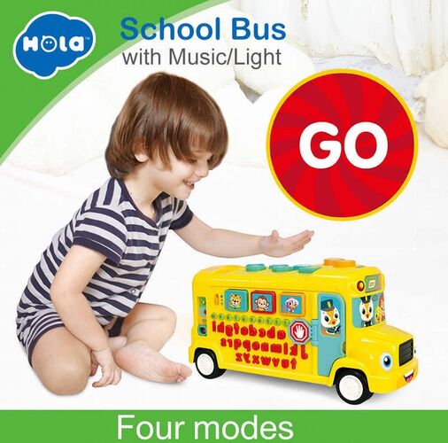 Autobuz scolar educativ cu sunete și lumini — imaginea 6