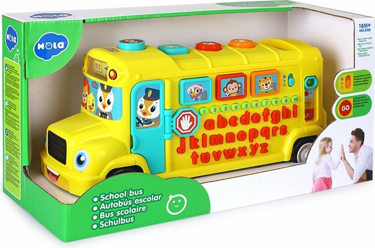 Autobuz scolar educativ cu sunete și lumini — imaginea 4