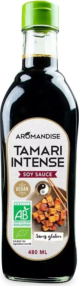 Sos de soya Tamari intens bio 480ml Aromandise — imaginea 2