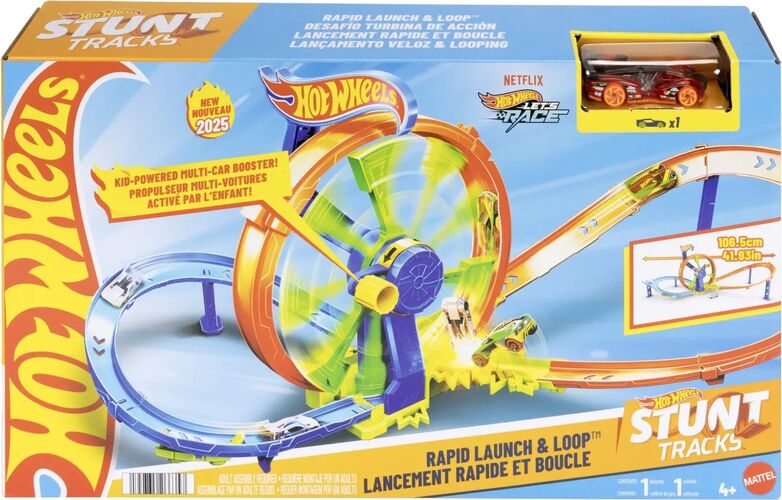 Hot Wheel Stunt Tracks Cursa Lansare Rapidă In Buclă — imaginea 3
