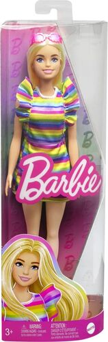 Papusa Barbie Fashionista blonda cu aparat dentar — imaginea 3
