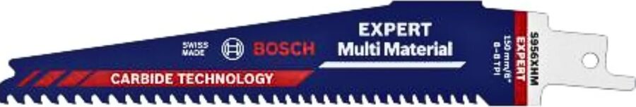 Pânză de fierastrau sabie Bosch Expert MultiMaterial S 956 XHM 2608900389 3-4 mm spatiere dinți 150 mm lungime — imaginea 3