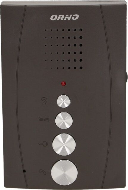 Interfon pentru o familie ELUVIO Orno OR-DOM-RE-914/B control automat al portilor ultra-slim negru — imaginea 6