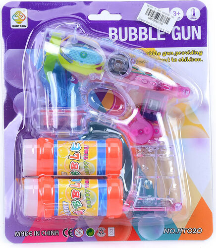 Pistol Transparent pentru Baloane de Săpun cu 2 Rezerve — imaginea 3