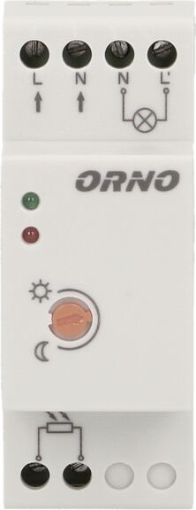 Senzor crepuscular Orno OR-CR-219 cu sonda externă IP65 montare pe sina DIN — imaginea 4