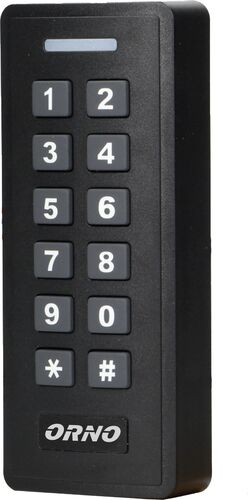 Cititor de carduri și etichete de proximitate cu cod de blocare Orno OR-ZS-820 IP20 1000 utilizatori 12V negru — imaginea 6