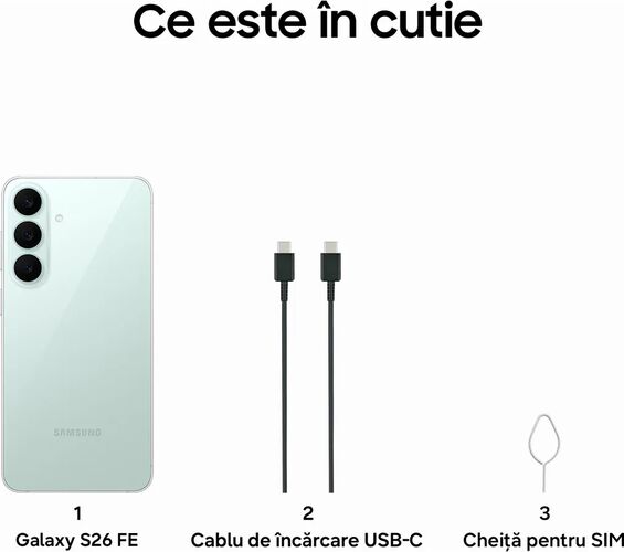 Samsung Galaxy S26 FE 128GB 8GB 6.7" Dual SIM Pistachio — imaginea 5
