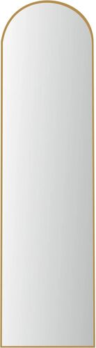 Oglindă decorativă de podea ramă metalica aramiu 150x40 cm — imaginea 4