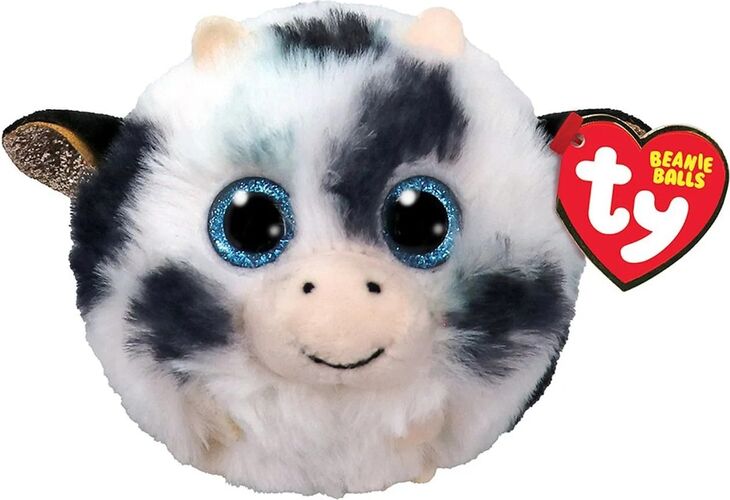 PLUS Ty 8CM BEANIE BALLS MOOPHY VACUTA — imaginea 2