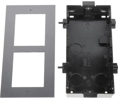 Ramă montaj ingropat 2 module pentru Interfon modular - Hikvision DS-KD-ACF2 — imaginea 4