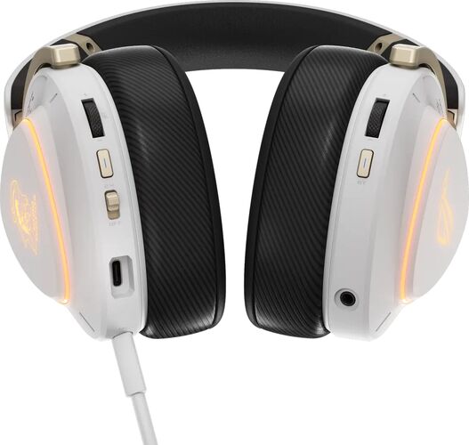 Căști Gaming Wireless Asus ROG DELTA II-KJP 2.4GHz/Bluetooth/3.5mm Multiplatforma Microfon Aura SyncRGB Autonomie până la 110 ore — imaginea 5