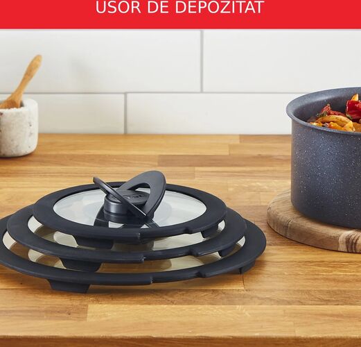 Capac de sticlă Tefal Ingenio L9846253 18 cm compatibil cu oalele & tigaile Ingenio — imaginea 4