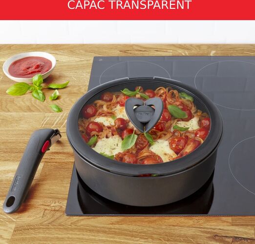 Capac de sticlă Tefal Ingenio L9846253 18 cm compatibil cu oalele & tigaile Ingenio — imaginea 5