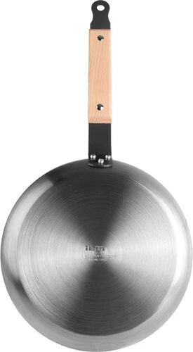 Tigaie Ibili Karbonsteel, oțel carbon,24 cm, argintiu/mar — imaginea 4