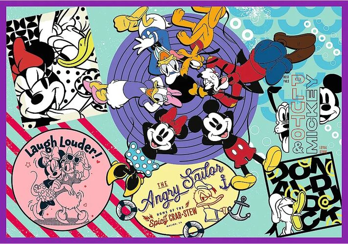 Puzzle Trefl 4x250 Disney Mickey Mouse și prietenii — imaginea 5