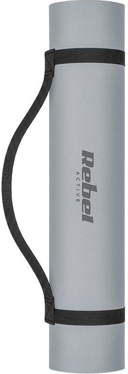Saltea fitness Rebel ACTIVE RBA-3152-GY 183x61cm Grosime 6 mm Gri — imaginea 4