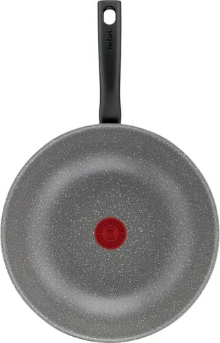 Tigaie wok Tefal Cook Natural B5791902, 28 cm, înveliș antiaderent Mineralia, indicator Thermo-Signal™, gri — imaginea 4