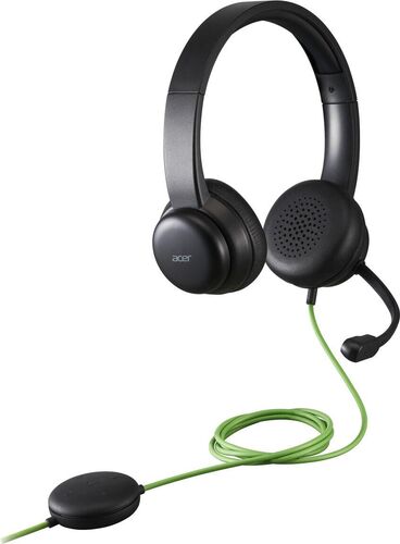 Căști Stereo PC Acer AHW250 Microfon Cablu 2m (Negru) — imaginea 3