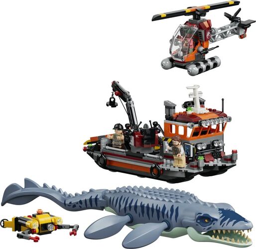 Lego Jurassic World Un Mosasaurus Ataca O Barca 77983 — imaginea 4