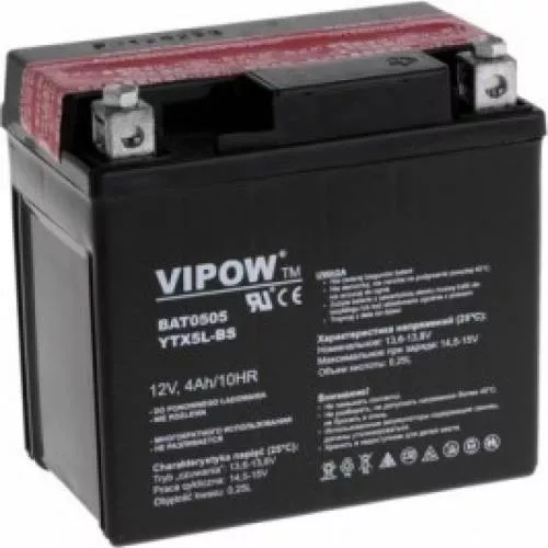 Batterie YB4LB 12V 4AH Pour Scooter MBK Yamaha Spirit Stunt Nitro Derbi - Remplacement Neuf