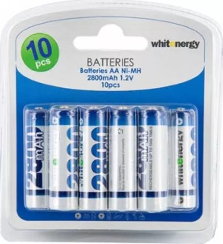 Acumulatori Whitenergy 10xAA R6 2800mAh 06779-bl - cel.ro