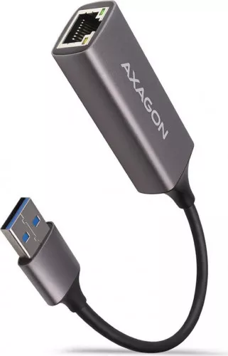 Adaptor Axagon ADE-TR USB la RJ45 metalic Gri ade-tr - cel.ro