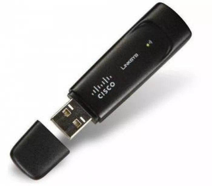Adaptor Wireless Linksys model WUSB54GC USB 2.0 la CEL.ro